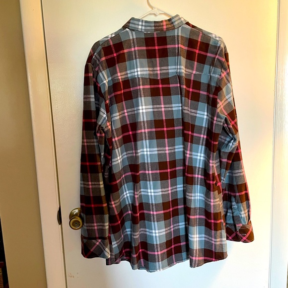 Matchstick Women Long Sleeve Flannel Plaid Checked Shirt. SZ XXL - Picture 2 of 9